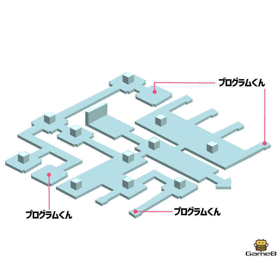 ロボせいぎょPCの電脳2のマップ