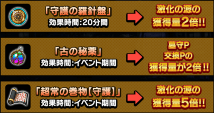 ブーストアイテムを活用しよう