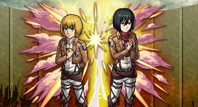 ミカサ＆アルミンの画像