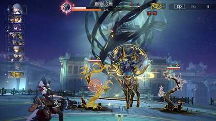 豊穣の玄鹿の戦闘シーン