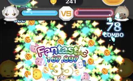 ツムを消してHPを減らす