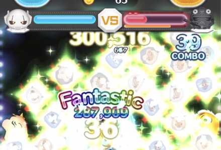 ツムを消してHPを減らす