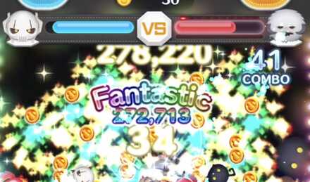 ツムを消してHPを減らす