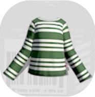 ボーダーモスグリーン画像