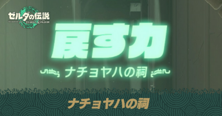 ナチョヤハの祠の場所と宝箱の取り方