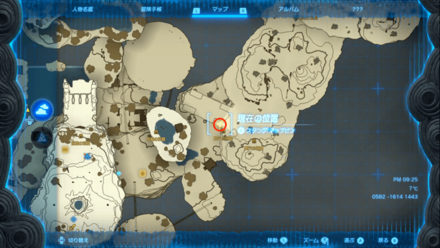 ポカポカ草の実の入手マップ画像