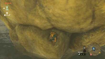 くぼみでスタミナ回復