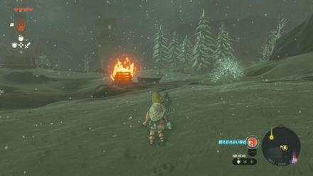 リンクの体感温度ゲージ