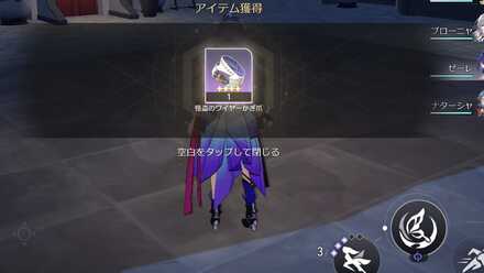 宝箱からの遺物入手