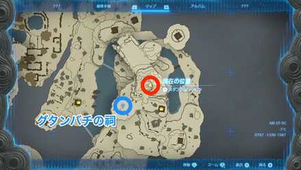 防寒着の場所マップ