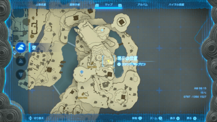 巨大なアカリバナの種の入手マップ画像