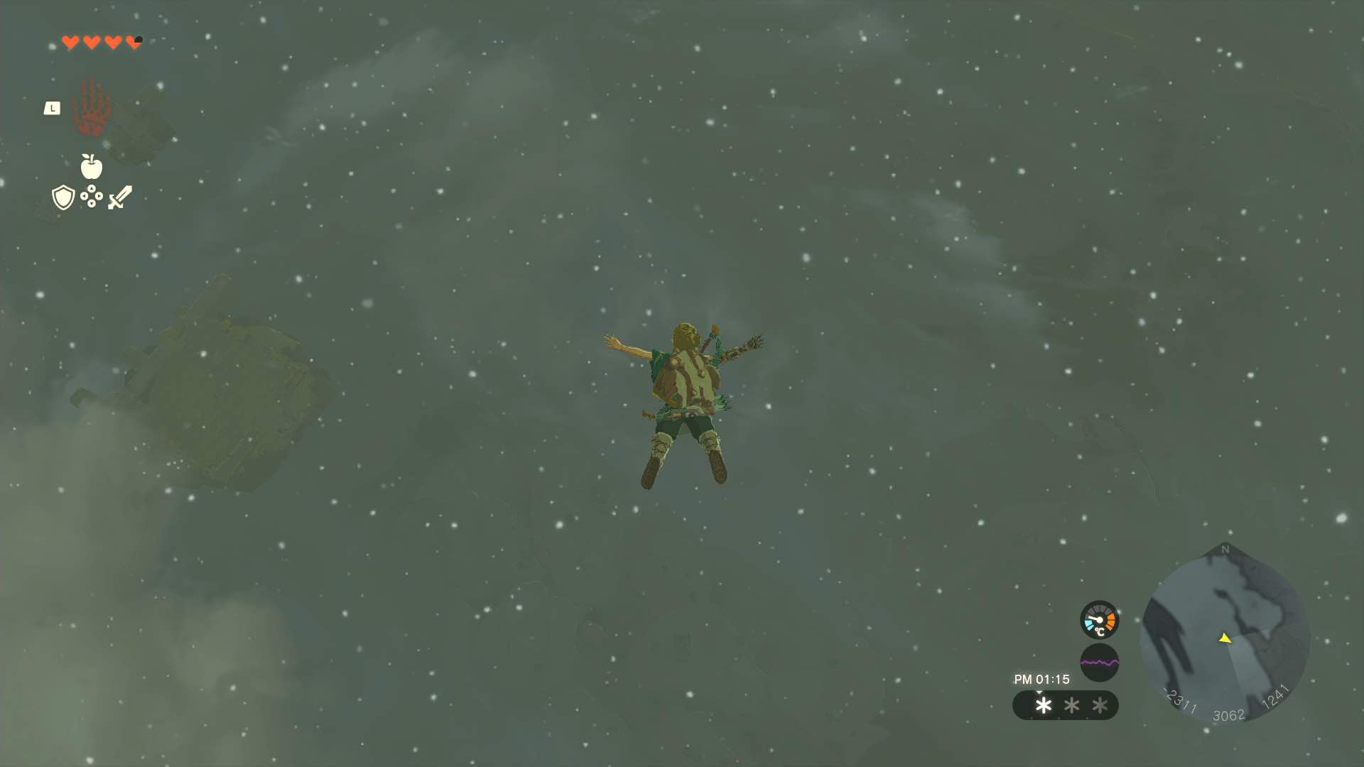 鳥望台からの大ジャンプ