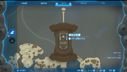 時の神殿の詳細マップ