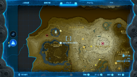 ドイブラン遺跡鳥望台地図