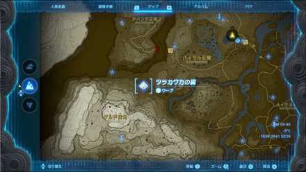 ツラカワカの祠のマップ詳細