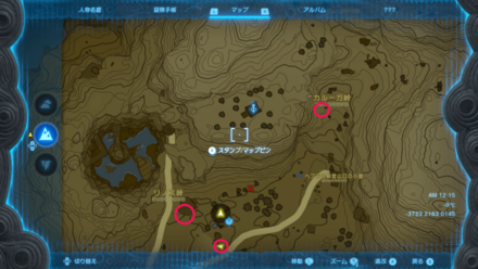 冷気の実はカルーガ峠鳥望台の近くで入手できる