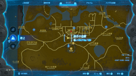 ハイリア兵のすねあての入手マップ