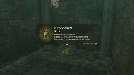 ハイリア兵の兜の入手方法