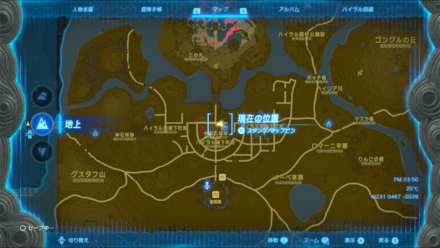 ハイリア兵の兜の入手マップ