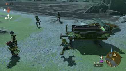 扇風機と操縦桿を荷車に取り付ける