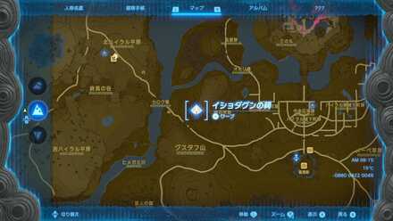 イショダグンの祠のマップ詳細