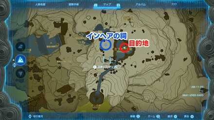 ゾーラの鎧のマップ