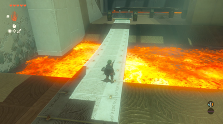 マグマの上を進む