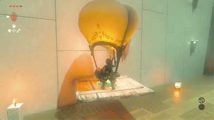 気球と共に上へ上がる