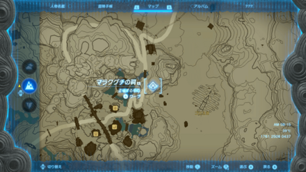 マラクグチの祠のマップ詳細