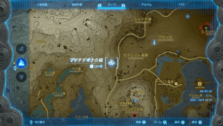 マヤチデギナの祠のマップ詳細