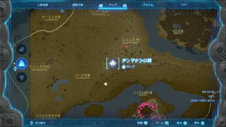 テンマテンの祠のマップ詳細