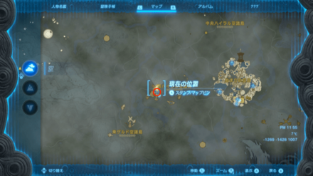 ジノドカオの祠のマップ詳細