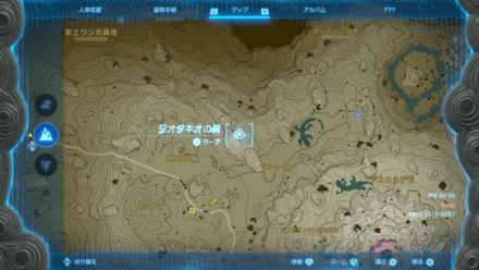 ジオタキオの祠のマップ詳細