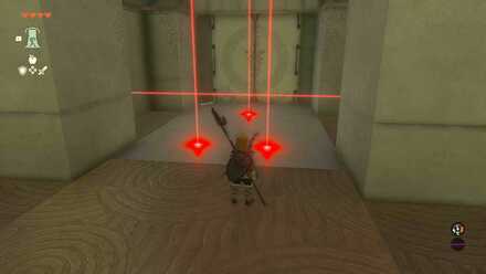 触れると床が抜けるレーザー