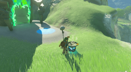 ハイラル米、香辛粉、マモノエキスで料理