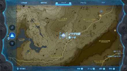 ノウダの祠のマップ詳細