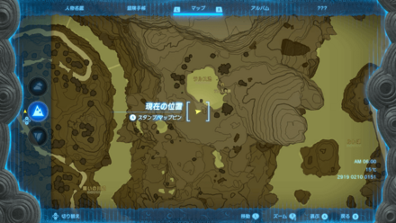 ジョニウの祠の受注場所マップ