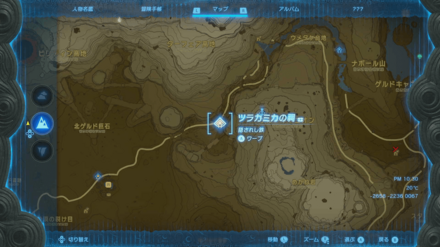 ツラカミカの祠のマップ詳細