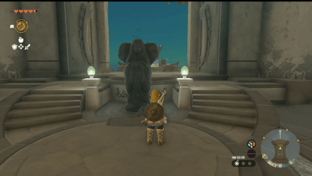 時の神殿の女神像