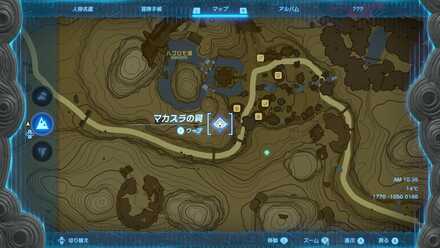 マカスラの祠のマップ詳細