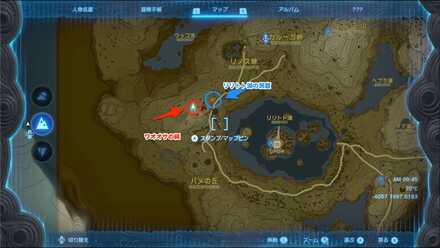 ワオオサの祠のマップ詳細