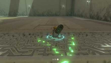 マカスラの祠攻略手順その1入口でトーレルーフを使ってる様子