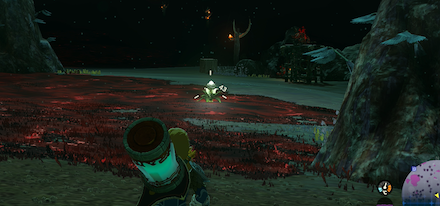 矢にアカリバナの種をつけて飛ばすと周囲を照らせる