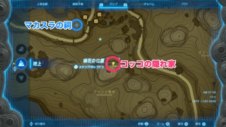 コッコの産卵場所の行き方