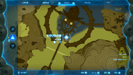 モガワカの祠のマップ詳細