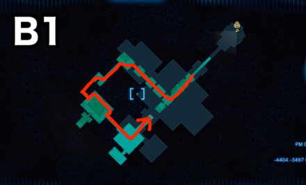 入り口から昇天の間までのルート