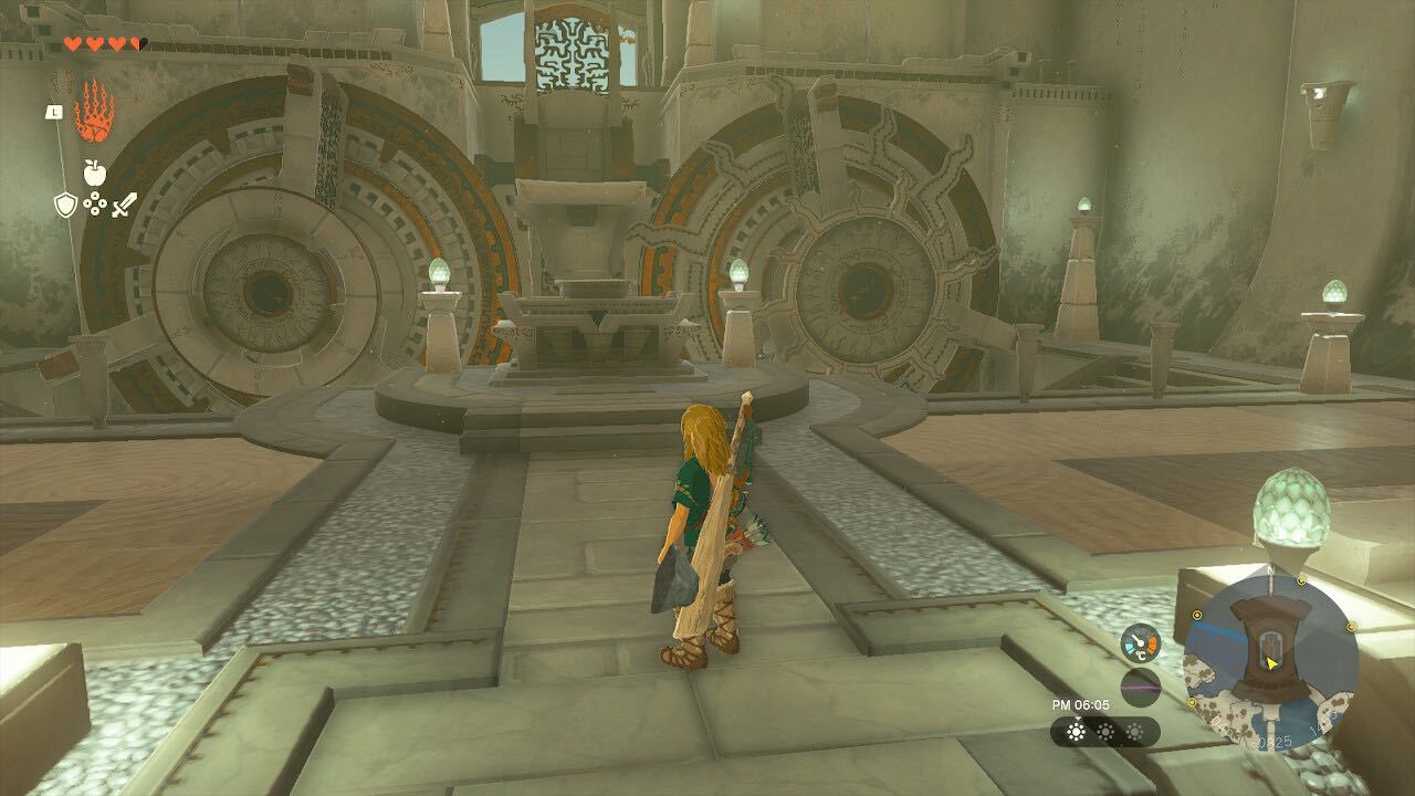 時の神殿の入り口