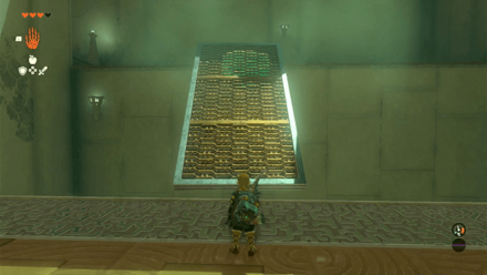 ②で使用した足場を斜めにして登る