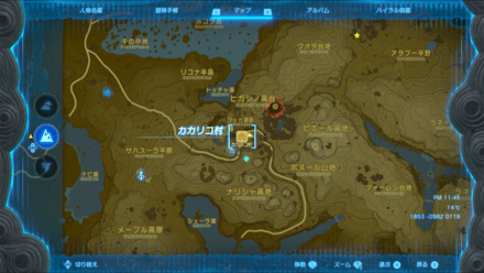 夜光マスクの入手マップ