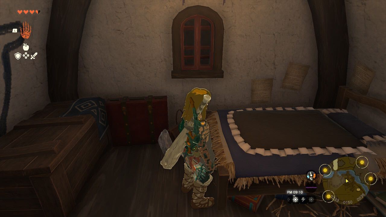 屋内に避難する